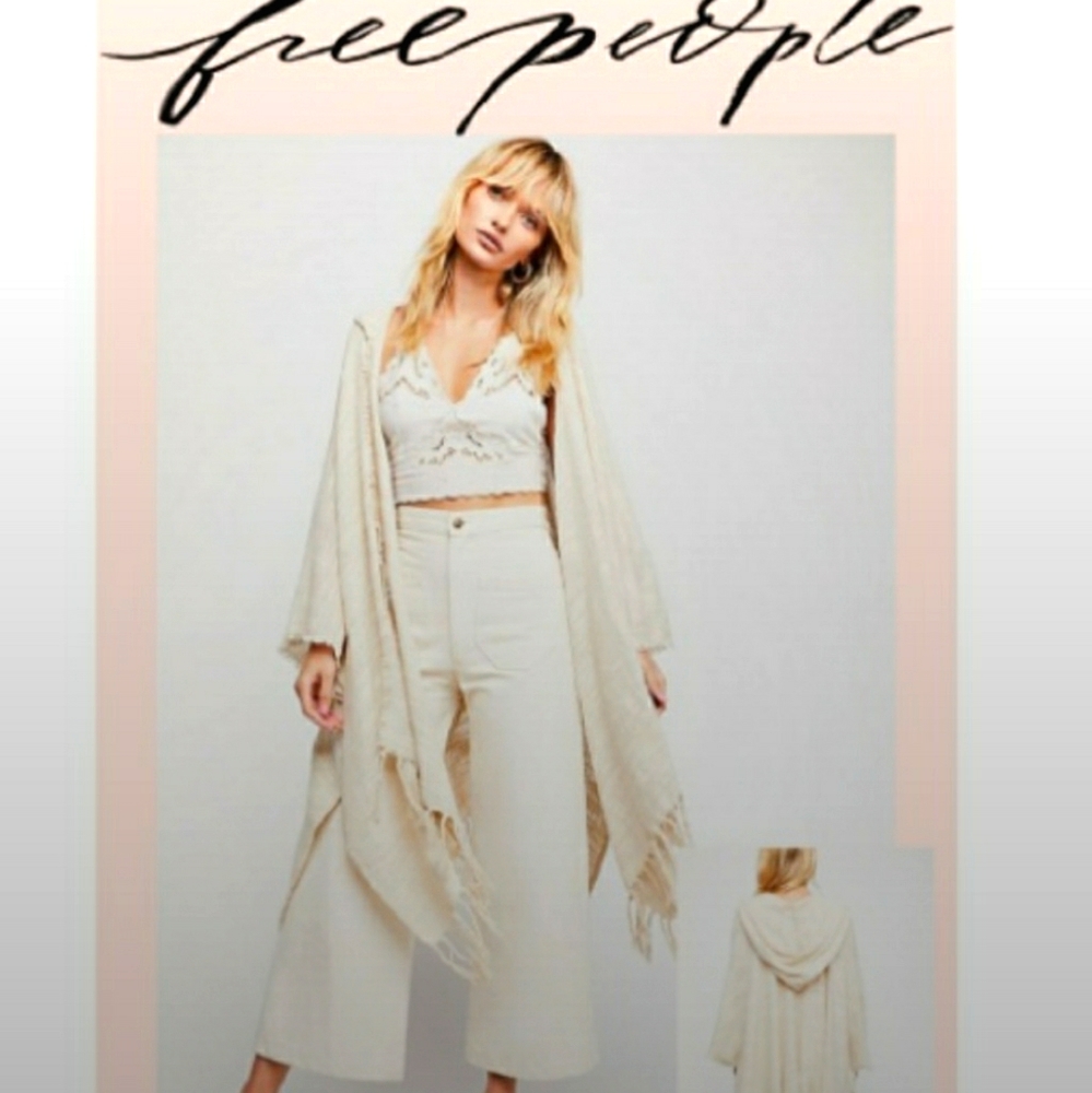 Free People Ivory Cardigan